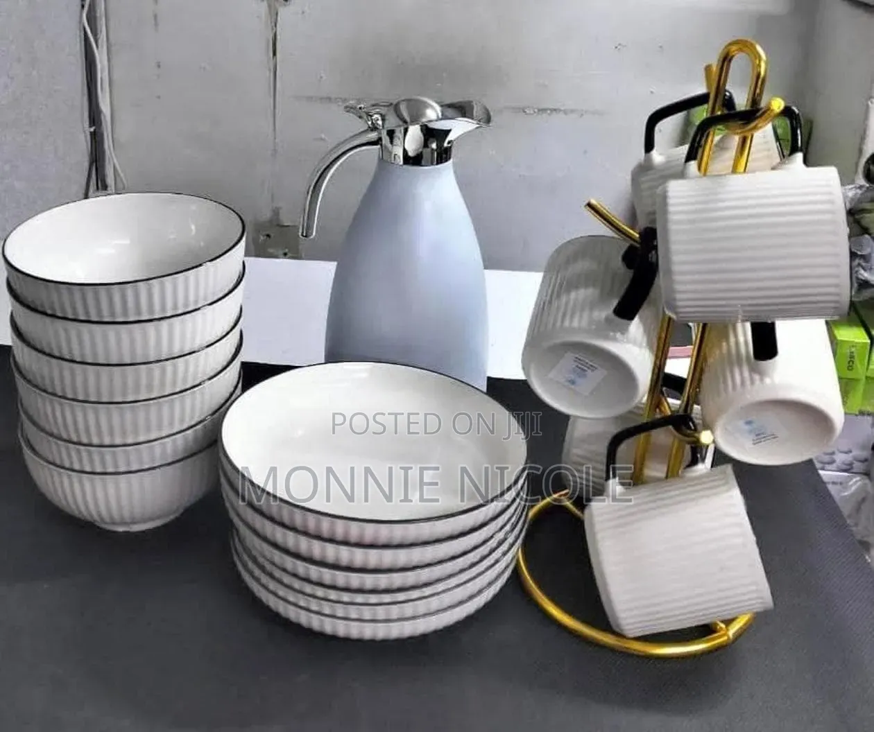 19pcs Breakfast Sets. High Quality Ceramic