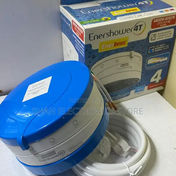Ena Automatic Electric Instant Hot Water Shower Head Heater Enershower