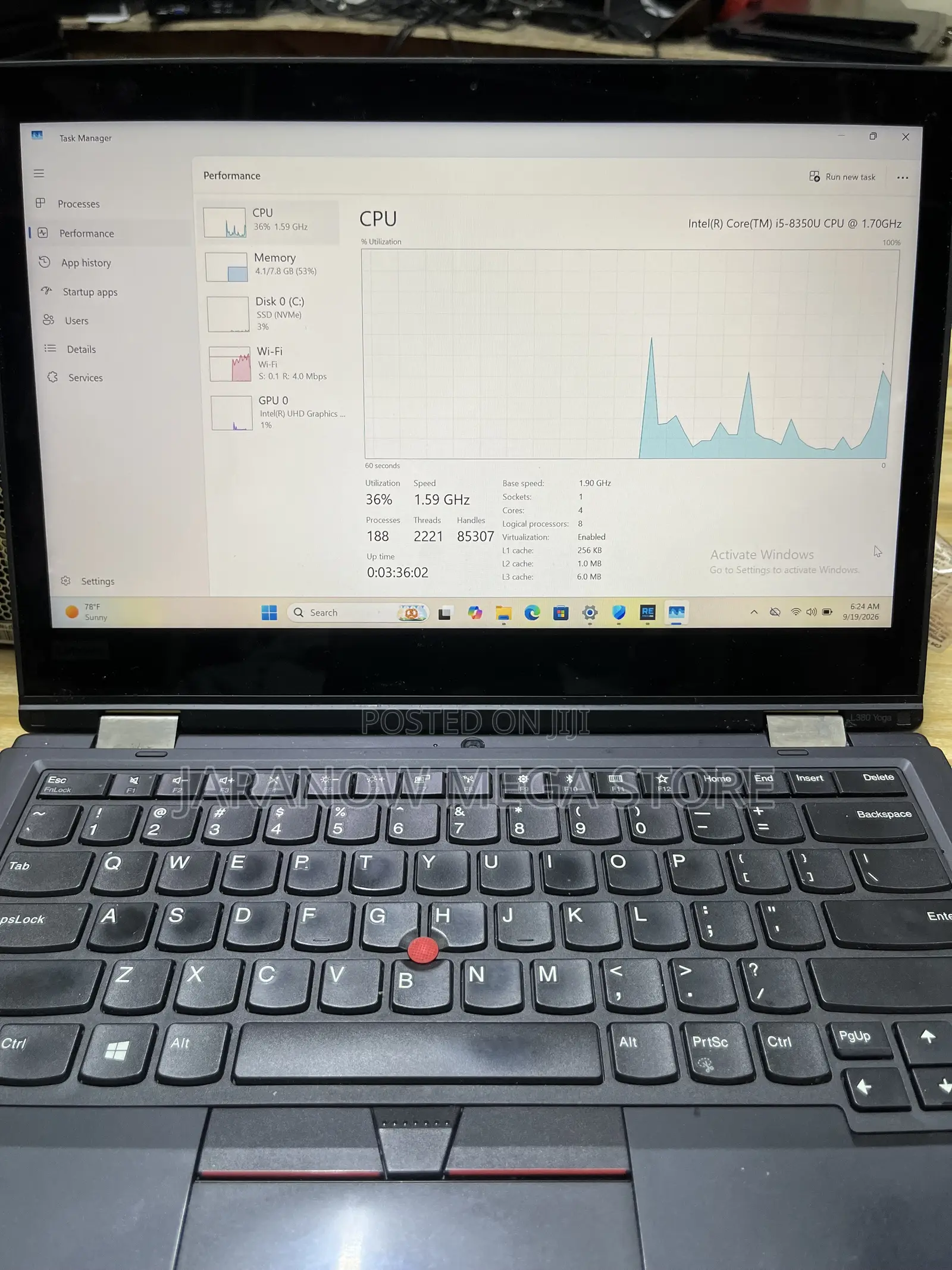Laptop Lenovo ThinkPad L380 8GB Intel Core i5 SSD 256GB