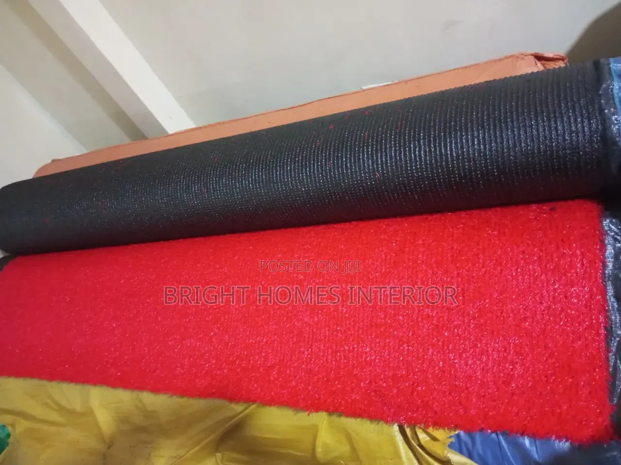 Colored Grass Carpet Available in Red, Yellow and Blue Grass Carpet