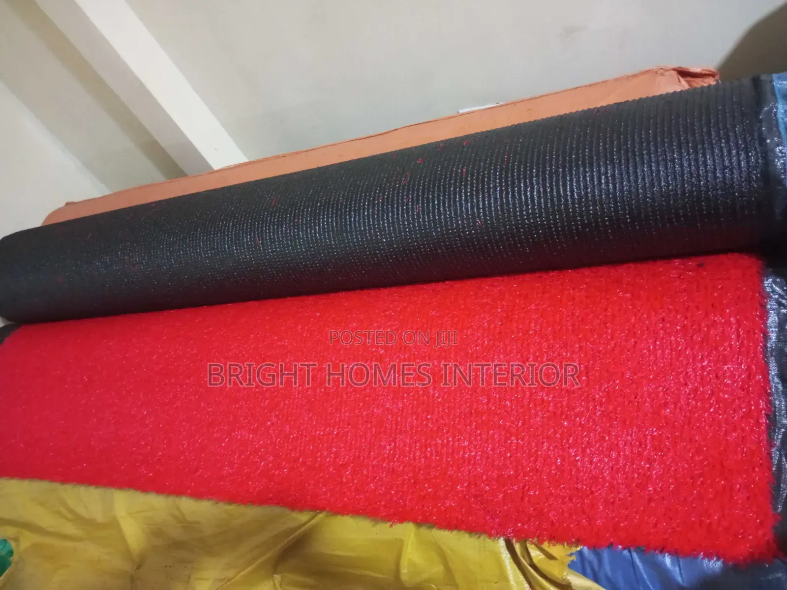Colored Grass Carpet Available in Red, Yellow and Blue Grass Carpet