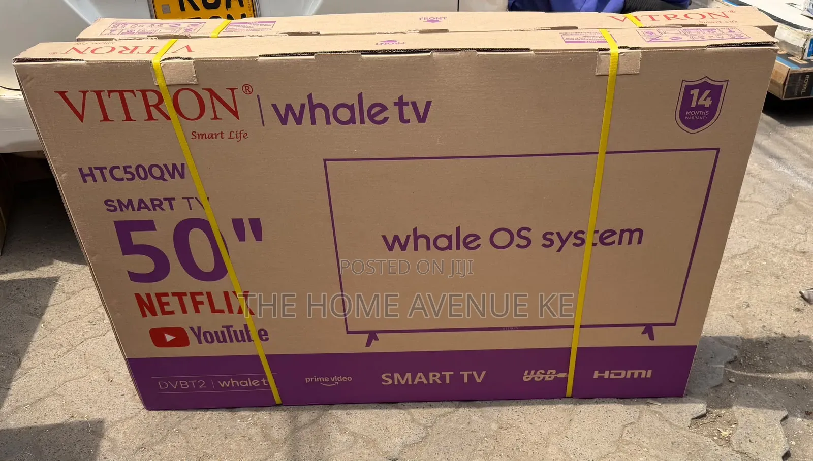 Vitron 50" QLED Smart Whale TV
Model: HTC50QW
Qled