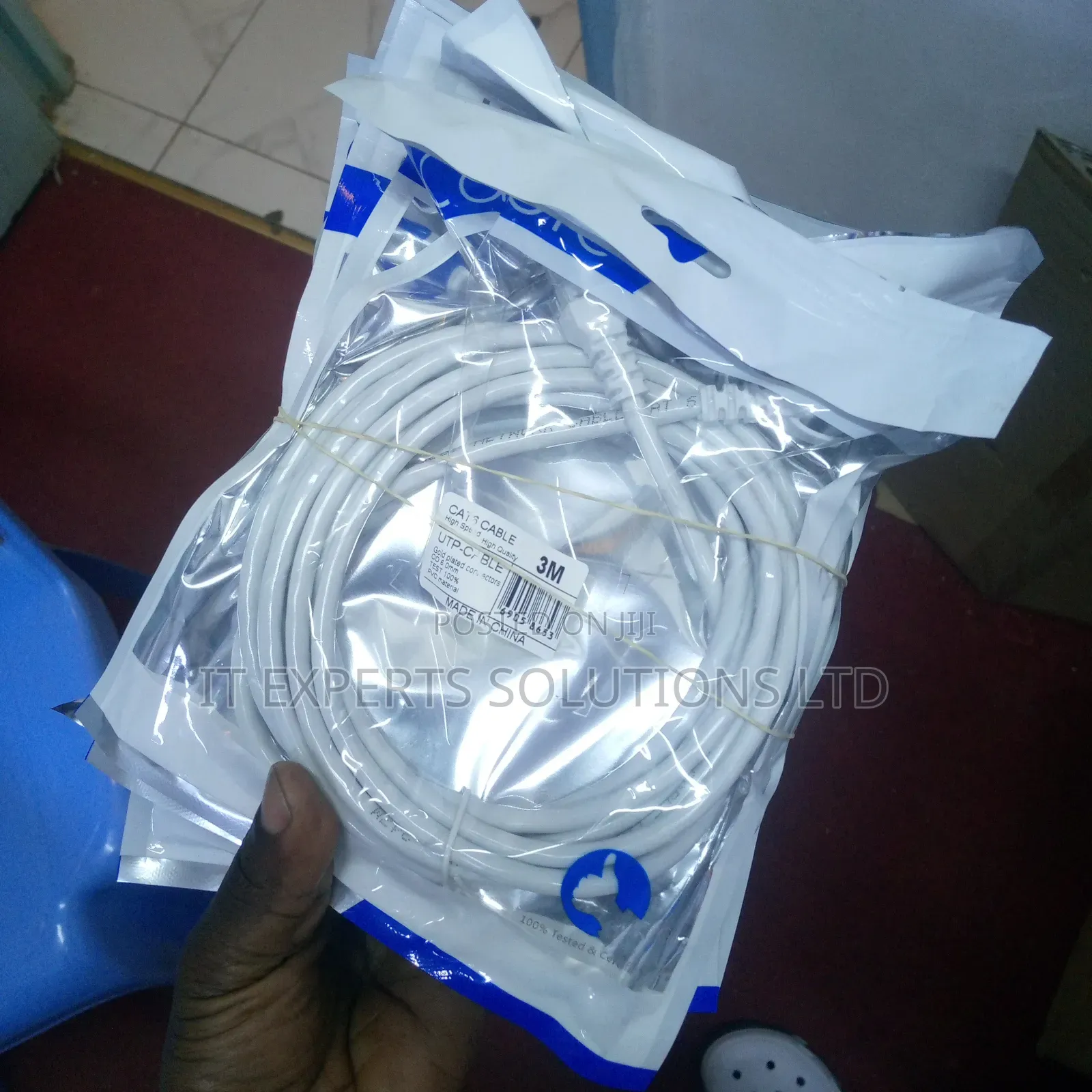 3 Meters Cat-6 Ethernet Patch Internet Cable - 3-Meter