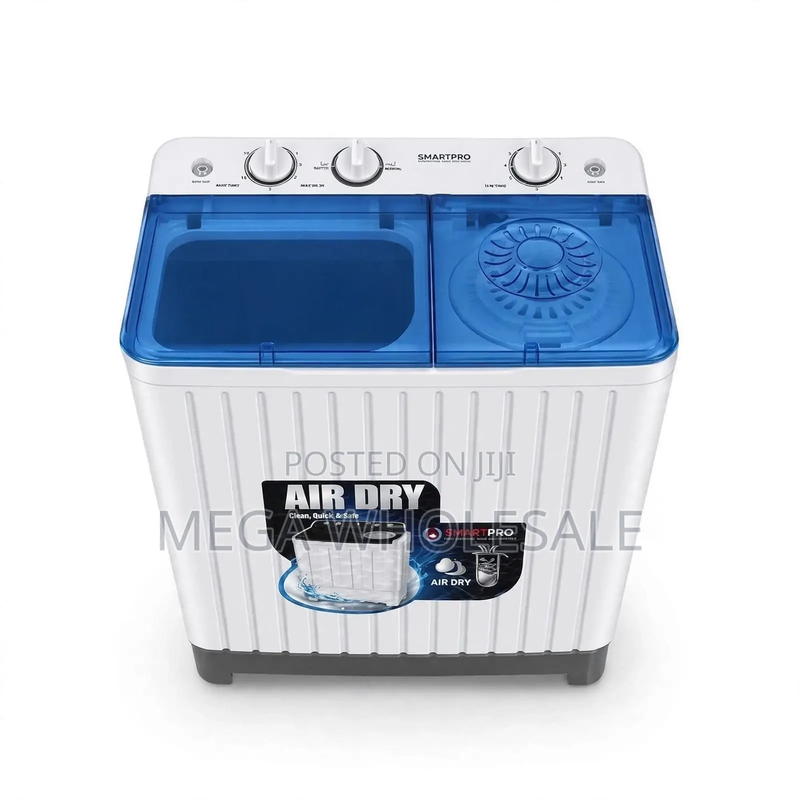 Semi Automatic Twin Tub Smartpro 10Kg Twin Tub Washing Machines