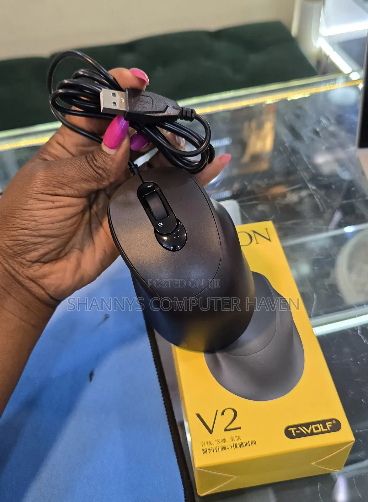 V2 USB Optical Wired Mouse