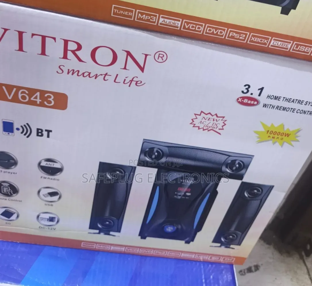 Vitron V643 3.1 Home Theatre System With Bluetooth, USB FM Radio