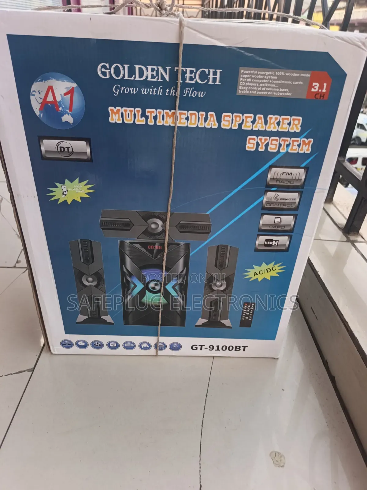 Golden Tech GT-9100BT Bluetooth Home Theatre With Subwoofer Remote