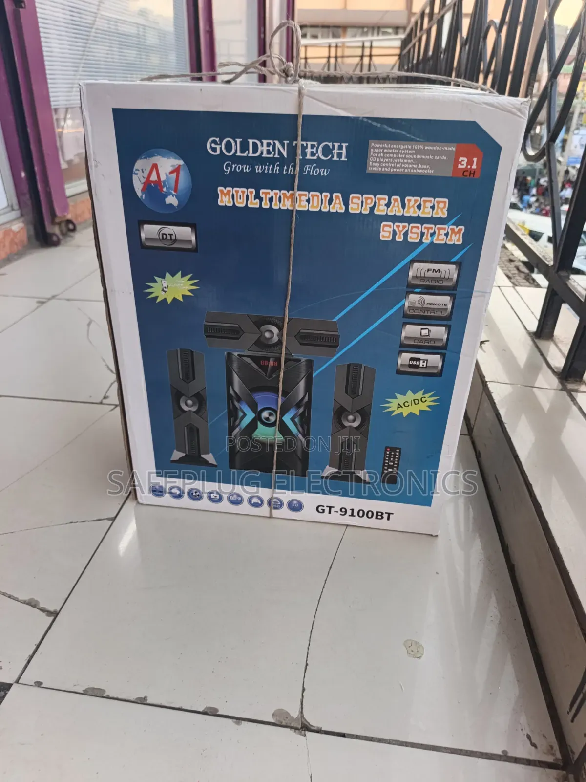 Golden Tech GT-9100BT Bluetooth Home Theatre With Subwoofer Remote