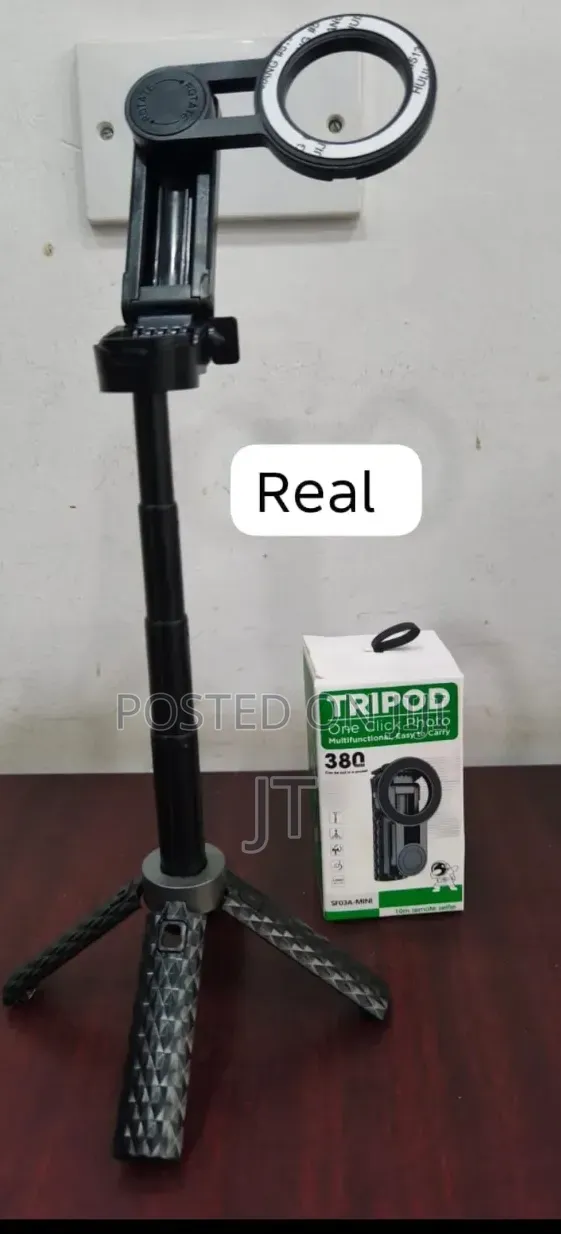 380mm Long Foldable Extending Rotating Magnetic Phone Tripod Stand
