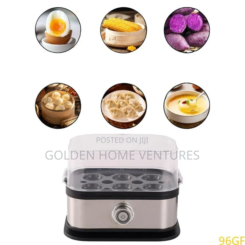Electric Egg Boiler Steamer 6 Capacity With Timer Control