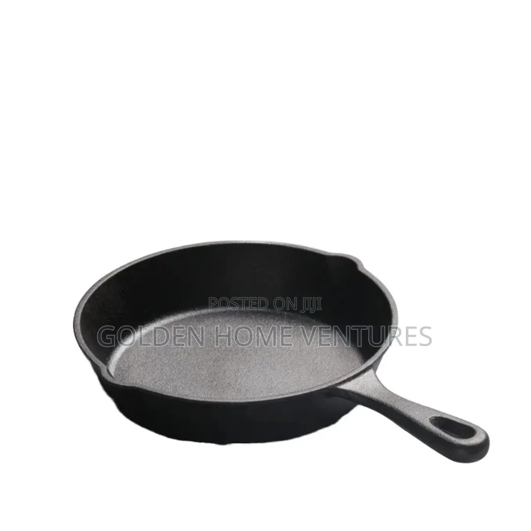 Pre Seasoned Cast Iron Skillet Frying Pan Non Stick 30cm