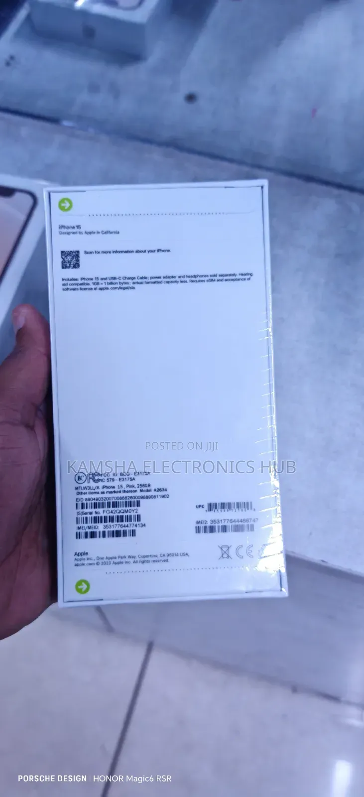 New Apple iPhone 15 Plus 256 GB Pink