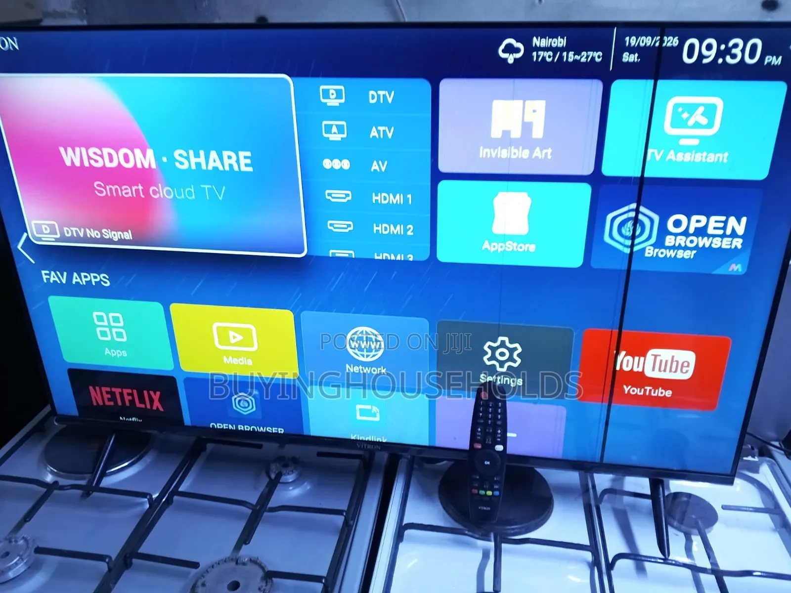 Vitron 43" Smart Android Frameless