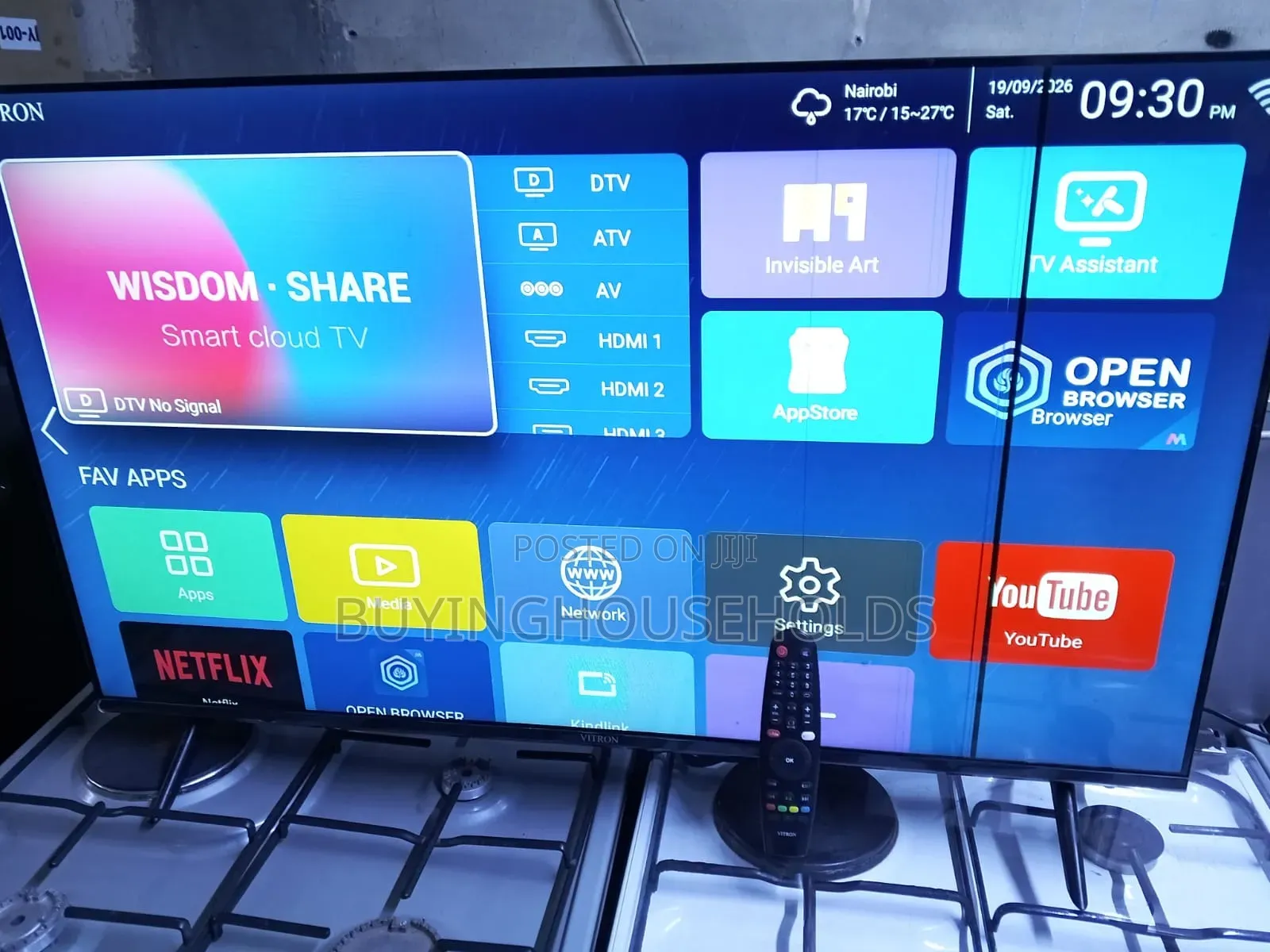 Vitron 43" Smart Android Frameless