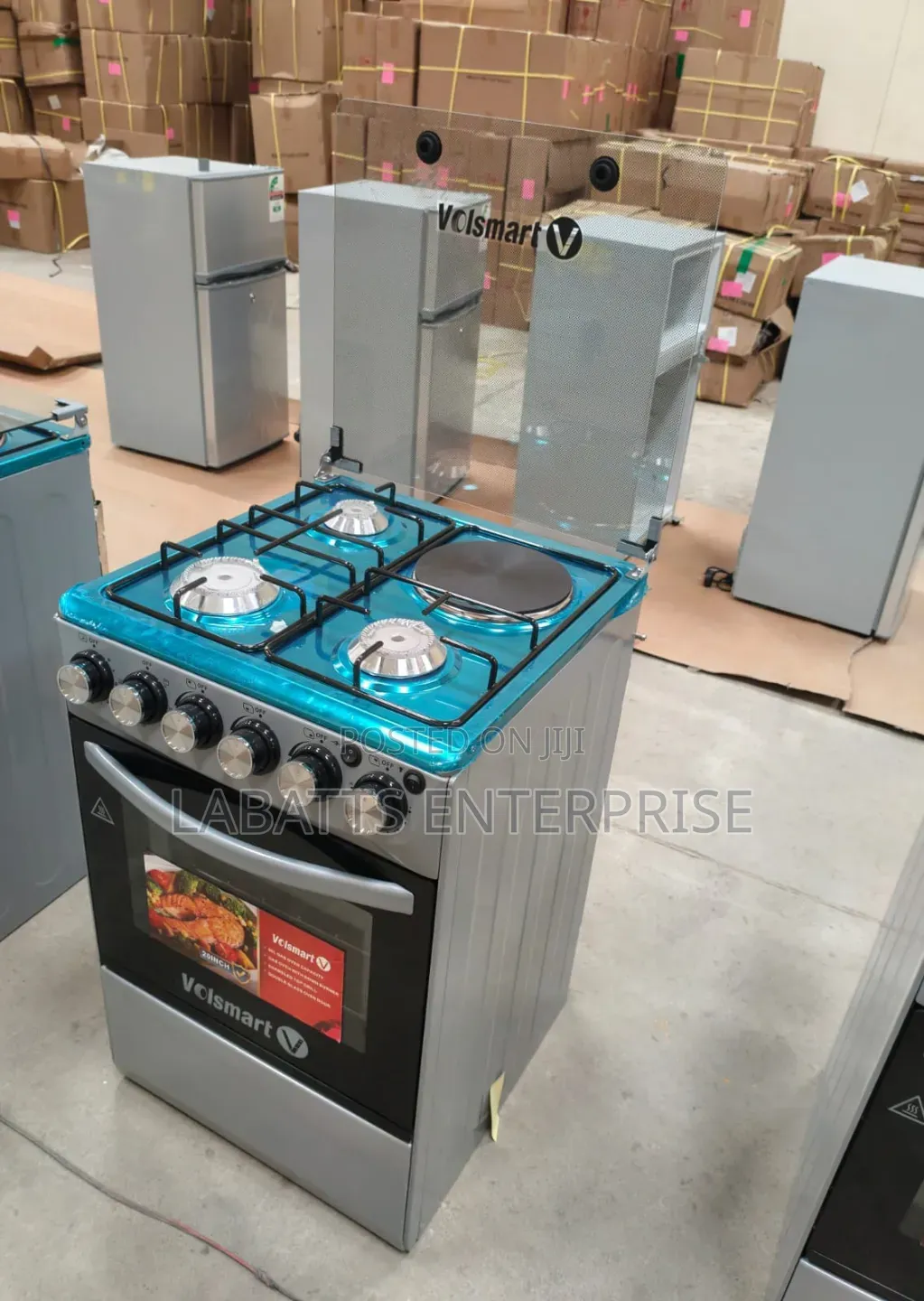 Volsmart 3+1 JET Standing Cooker – Compact Spacious Options