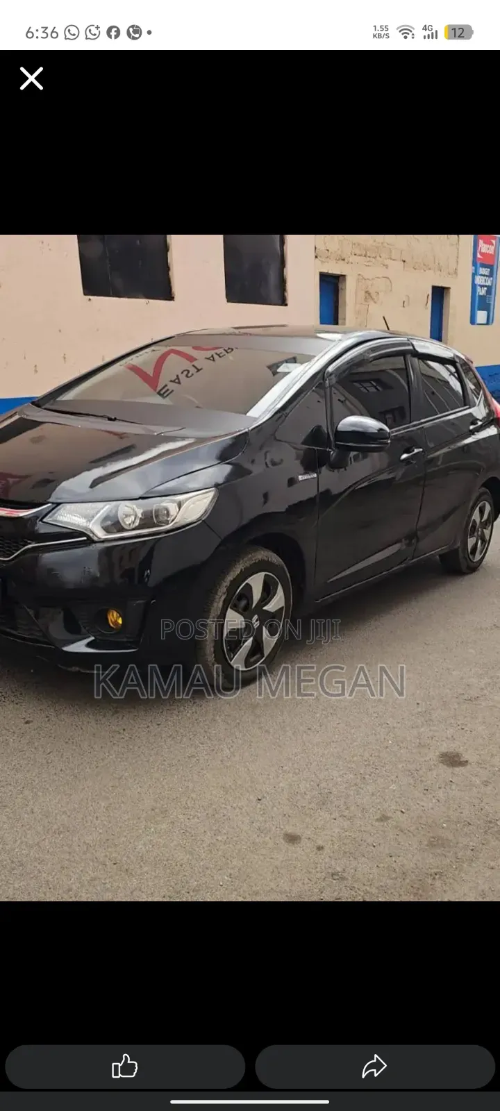 Honda Fit 2017 Black