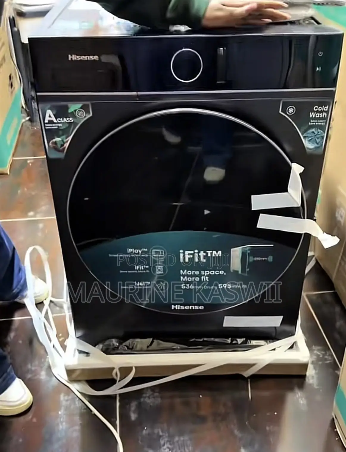 Hisense Wd5i1245bb 12/8kg Connect Life Machine With Inverted Motor