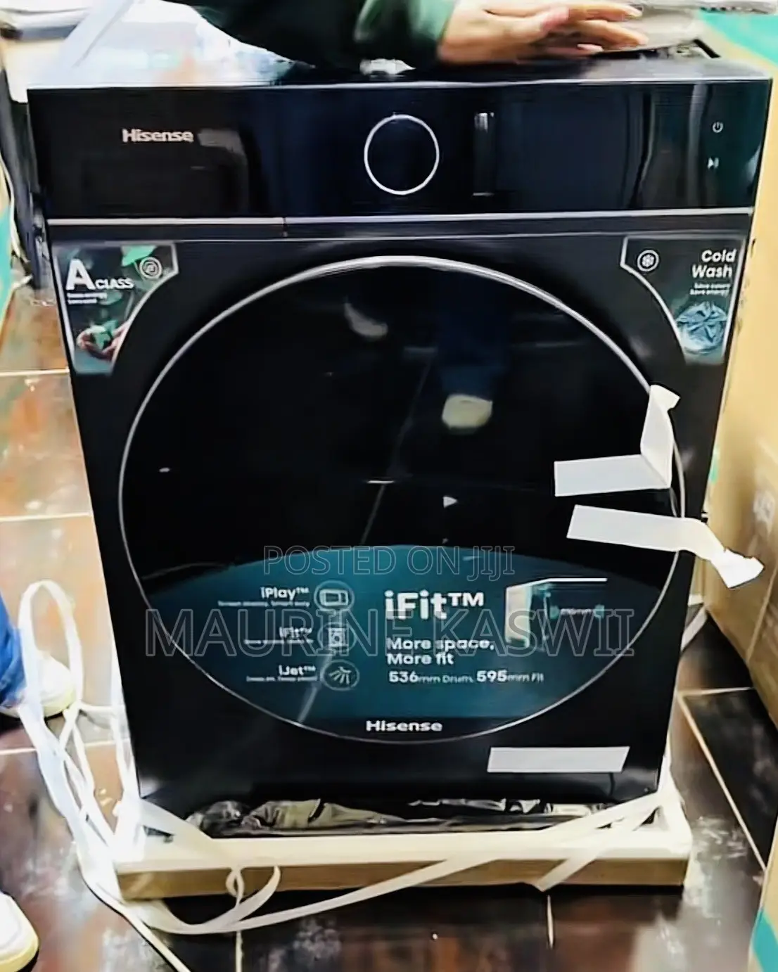 Hisense Wd5i1245bb 12/8kg Connect Life Machine With Inverted Motor