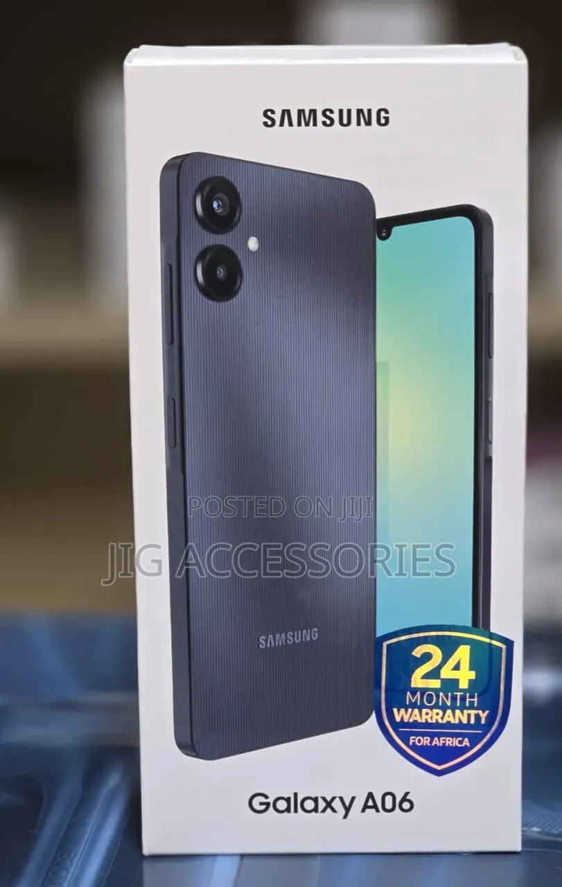 New Samsung Galaxy A06 128 GB Black