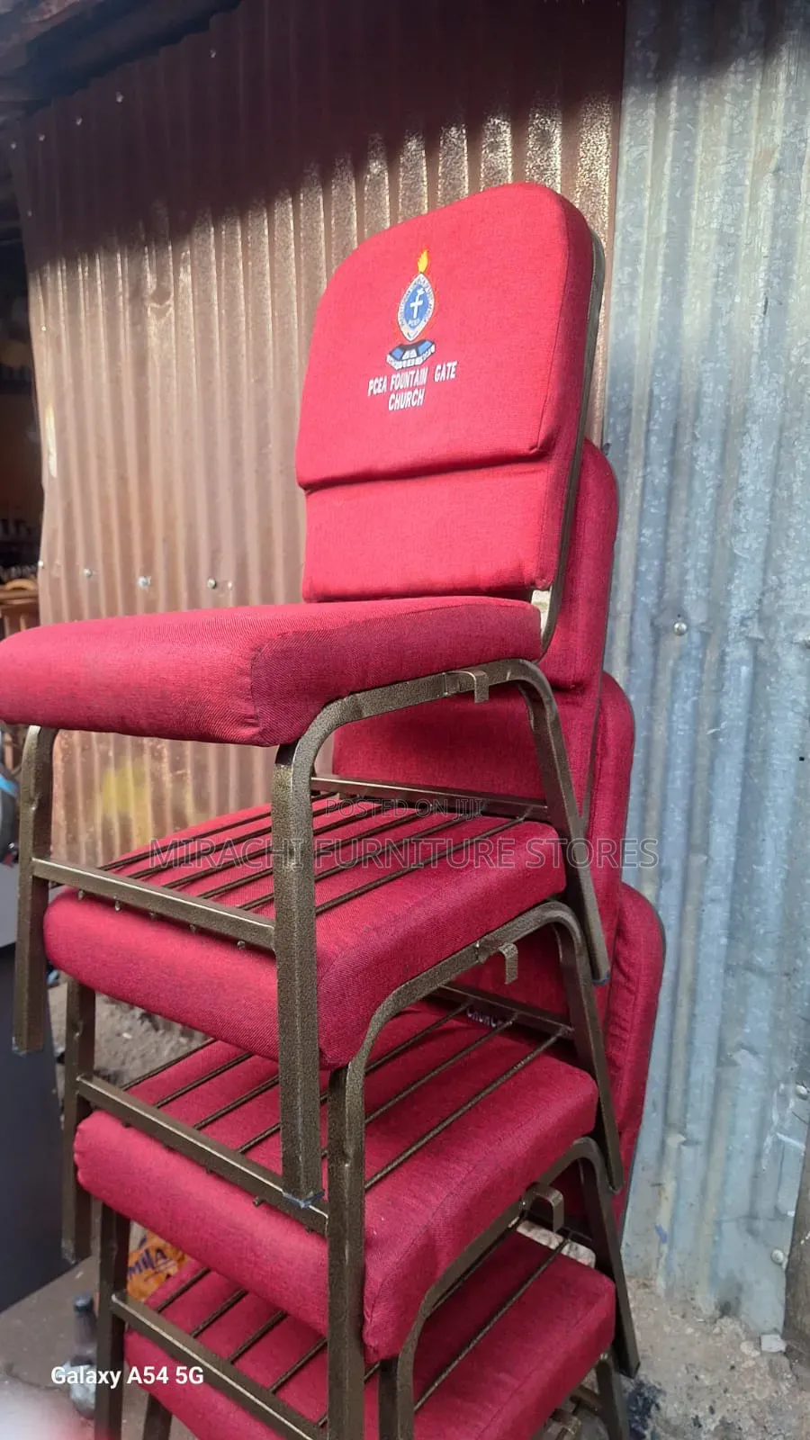 Red Lebed Church Seats
