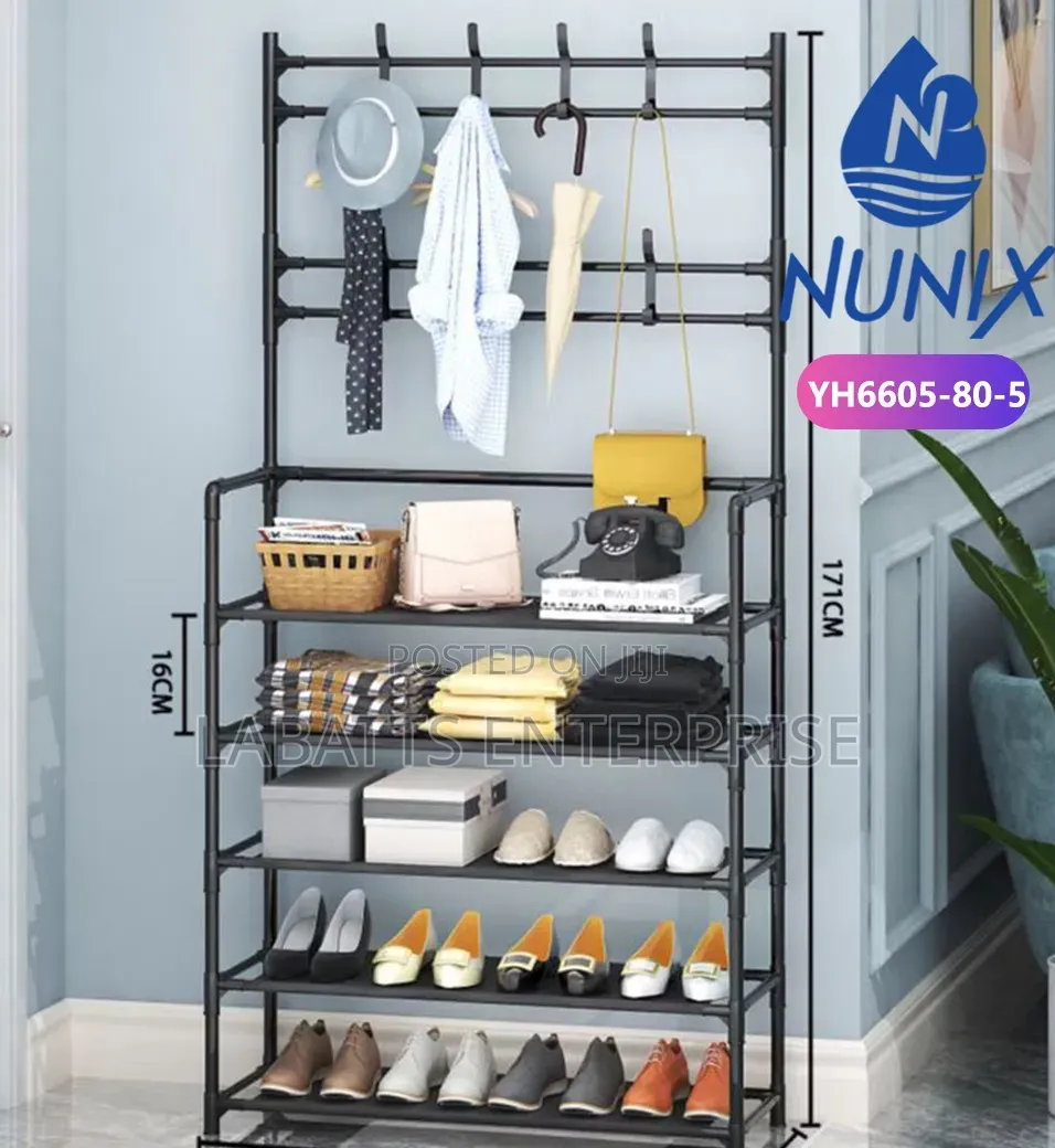 Nunix Multi-Purpose Shoe, Coat Bag Storage Rack