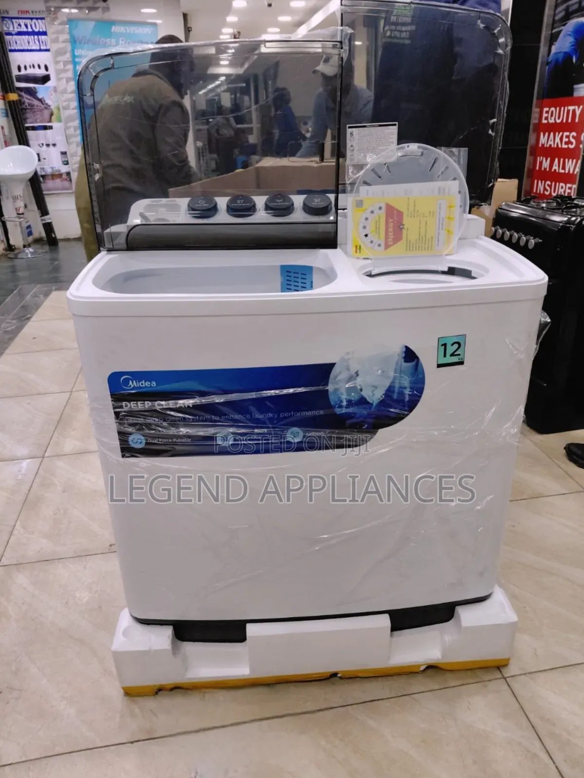 Midea 12KG Twin Tub Washing Machine Wash Spin