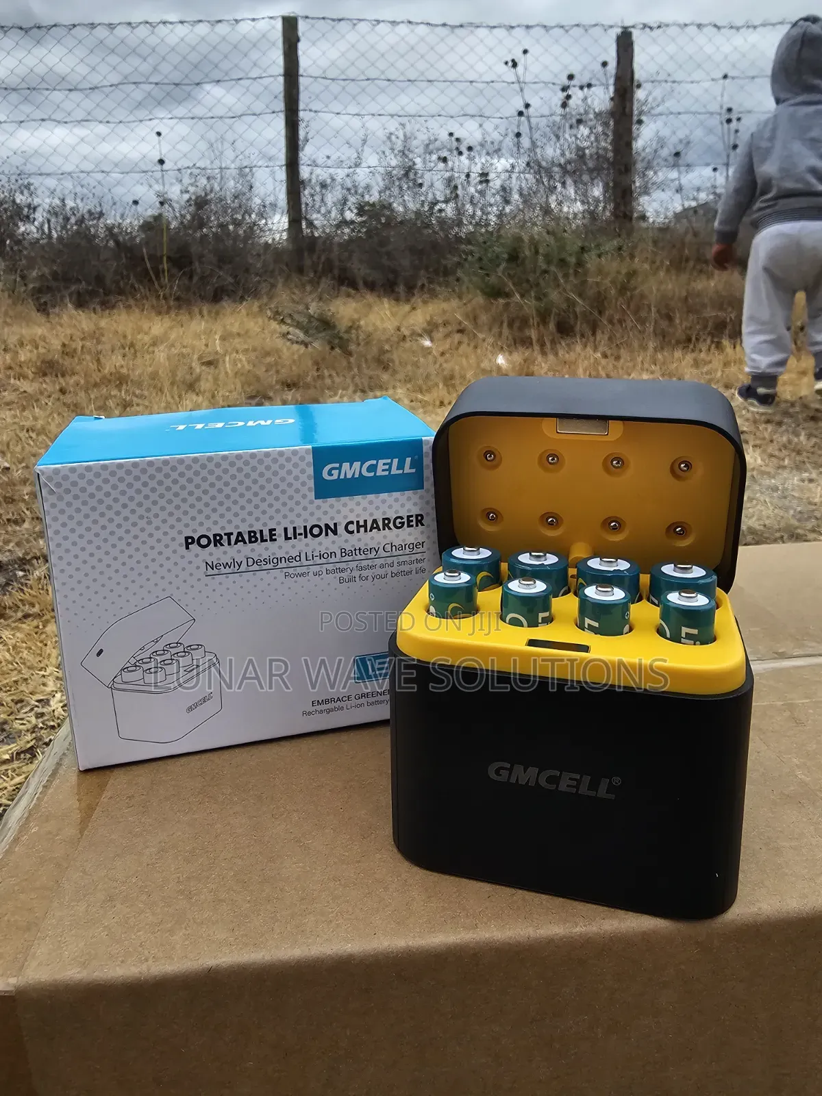 Rechargeable AA and AAA Batteries With Travel Charging Pod Type C