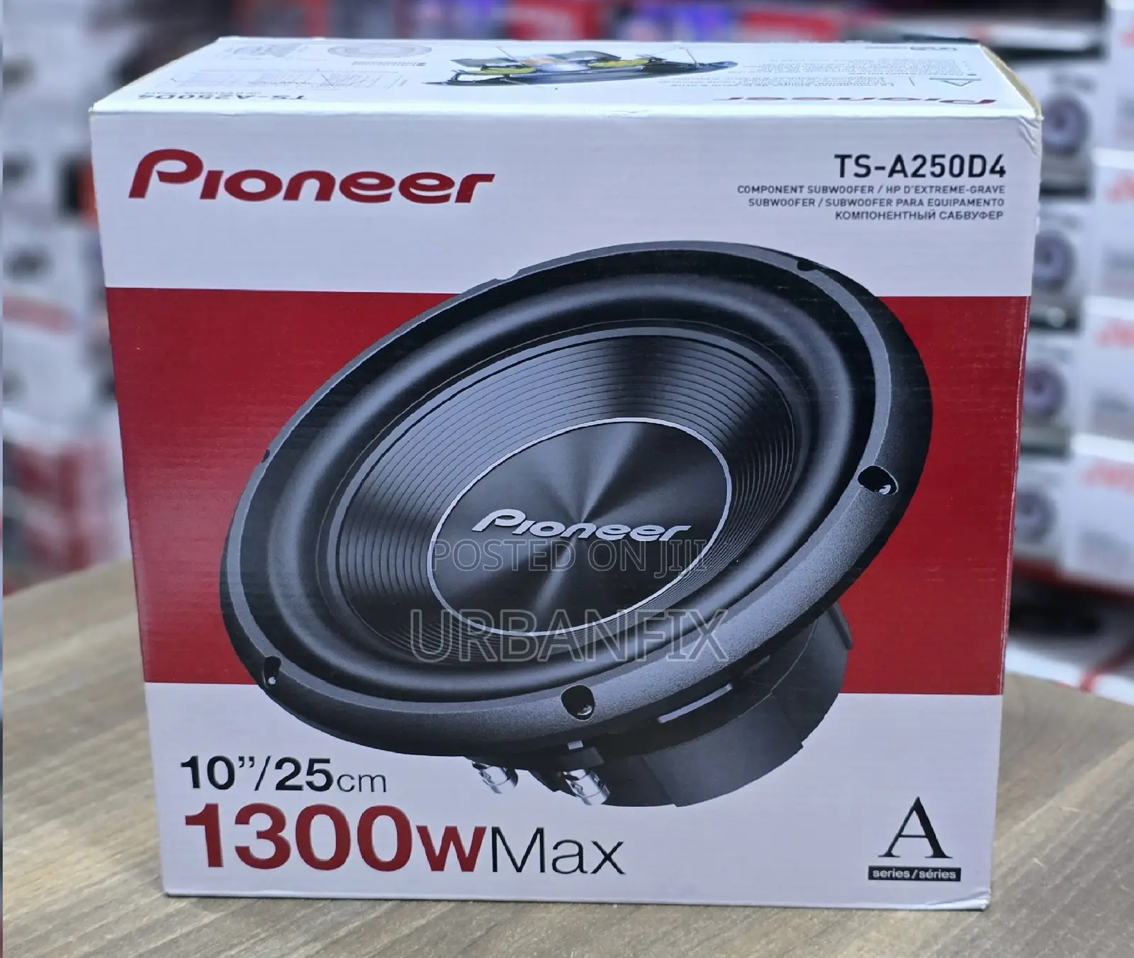 Pioneer 10 Inch Ts-A250d4 Bass Subwoofer (400watts Rms)