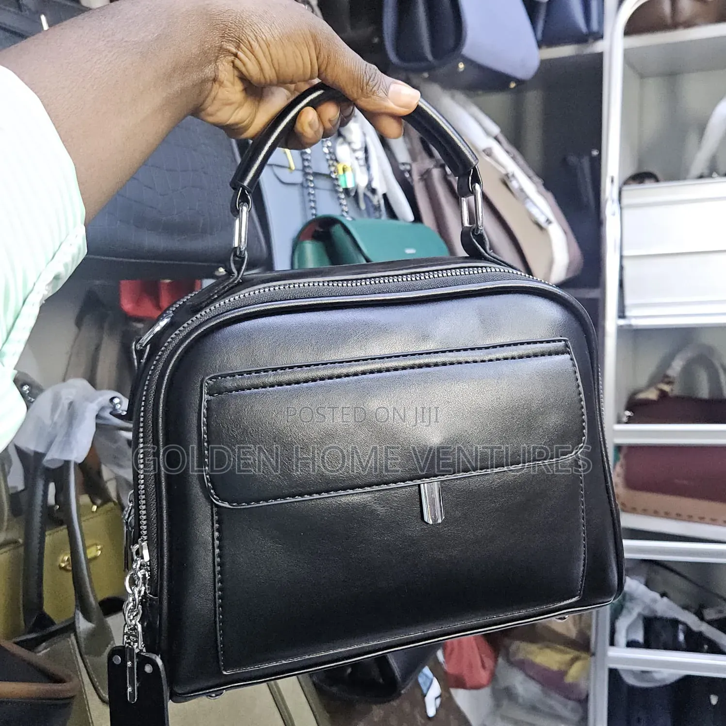 3 in 1 Women Leather Tote Bag Set Wallet and Card Holder