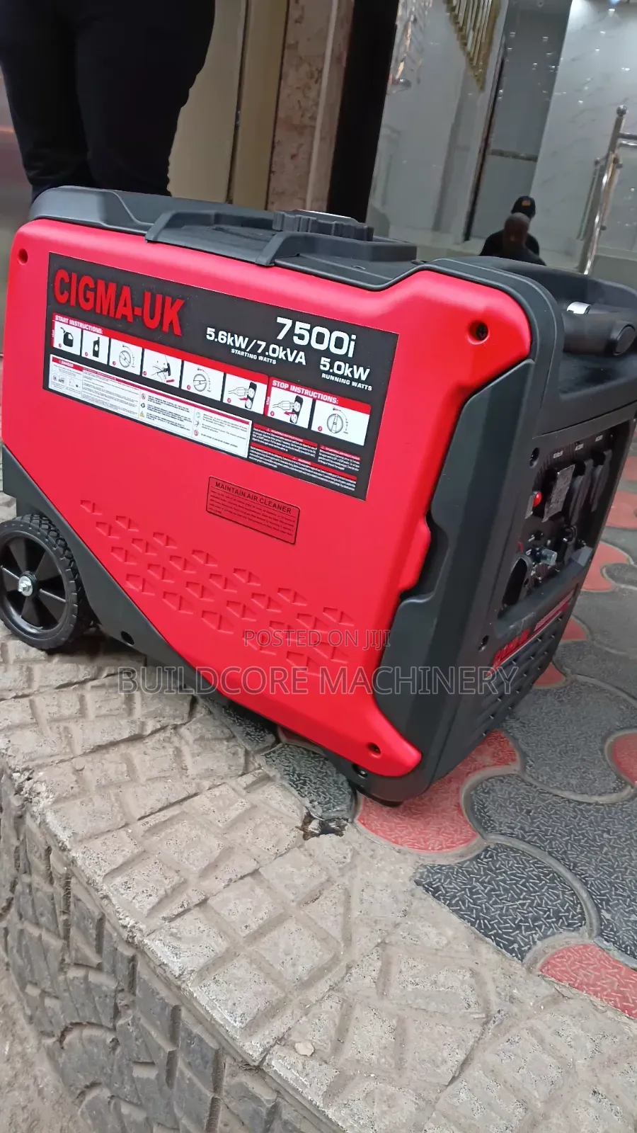 7500i Cigma Uk 5kw Silent Inverter Generator