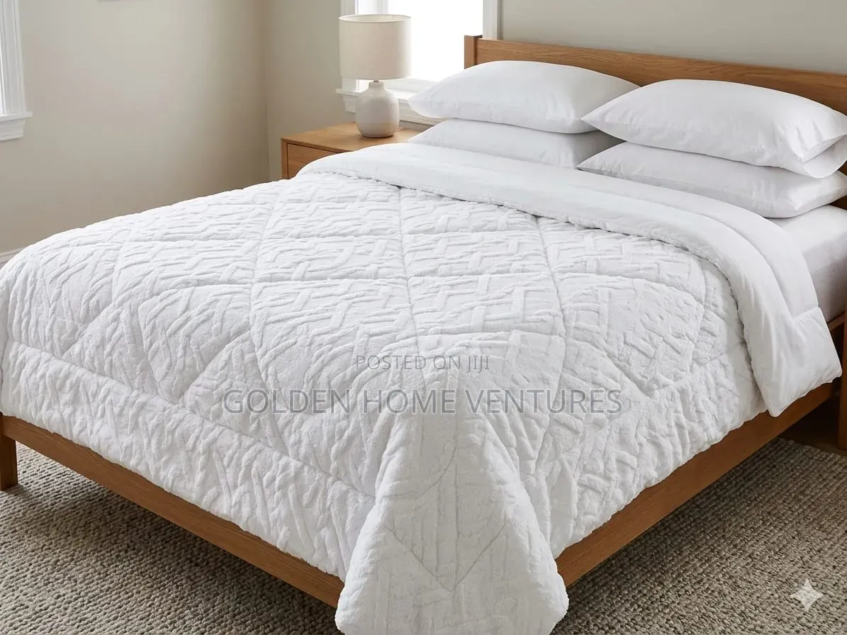 Warm Sherpa Fleece Throw Blanket 6x6 Ft Cozy Bed Throw