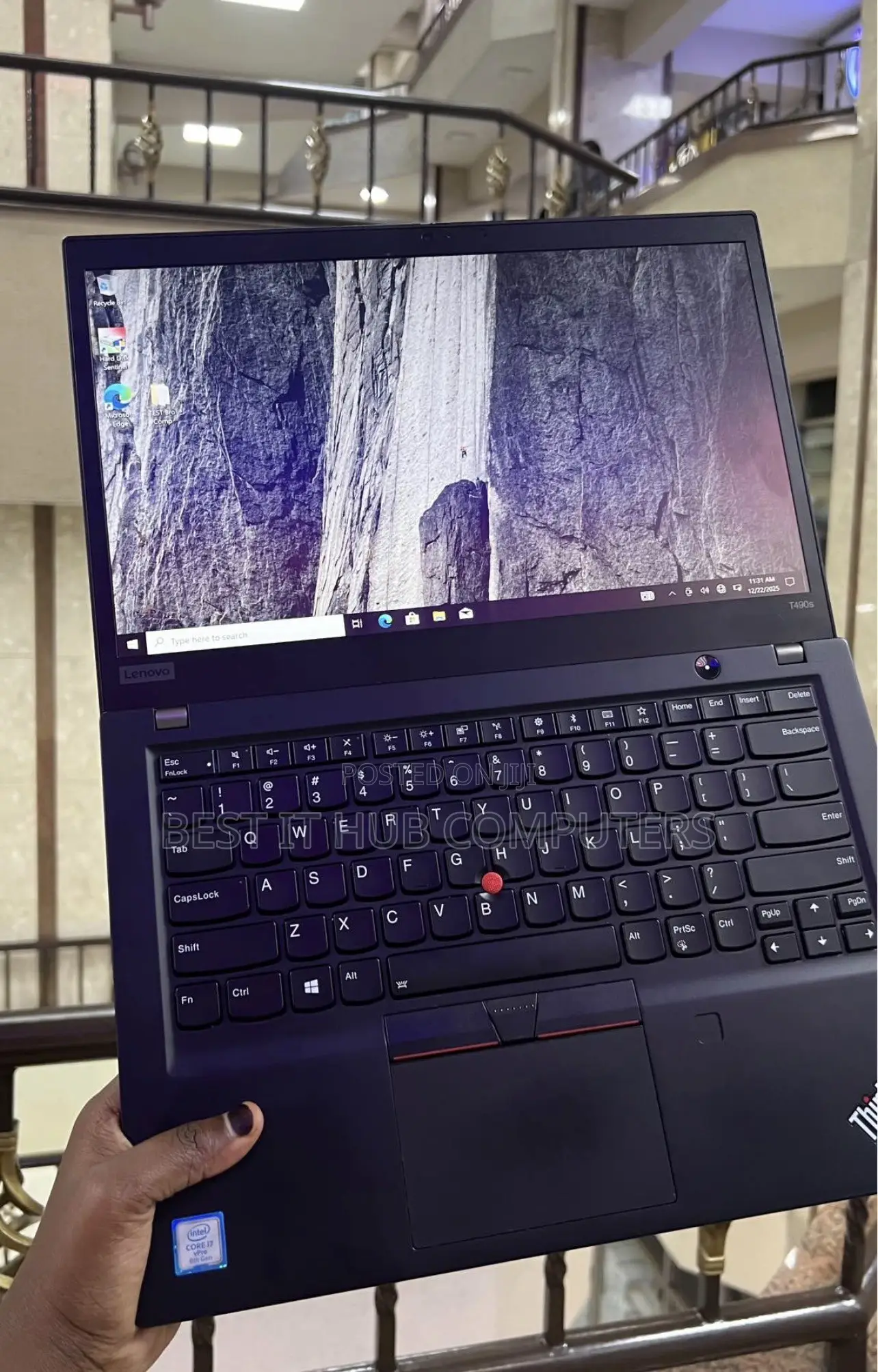Laptop Lenovo ThinkPad T490s 16GB Intel Core i7 SSD 256GB
