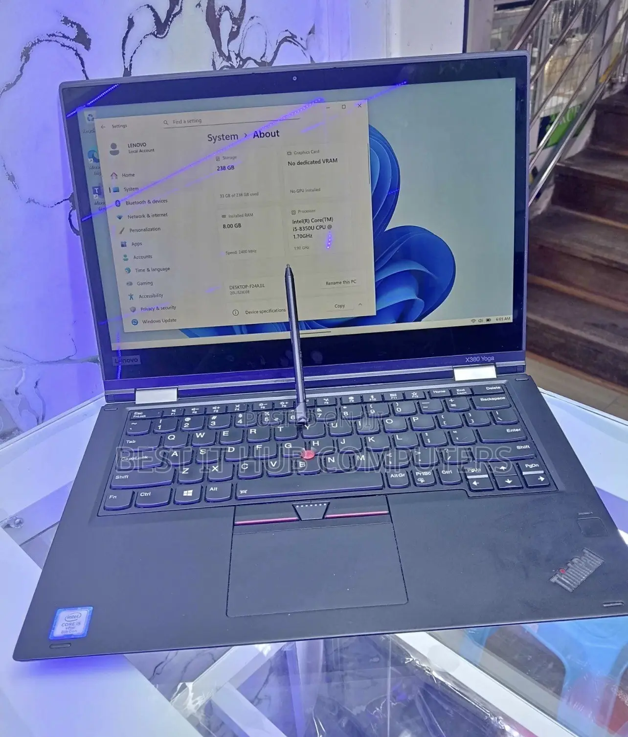Laptop Lenovo ThinkPad X380 Yoga 16GB Intel Core i7 SSD 256GB