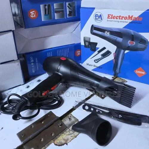 ElectroMate 2200W Professional Hair Dryer Blow Dryer Set