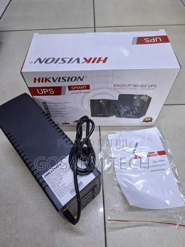 Hikvision 1000va Ups for CCTV Cameras Security Systems Surge Protectio