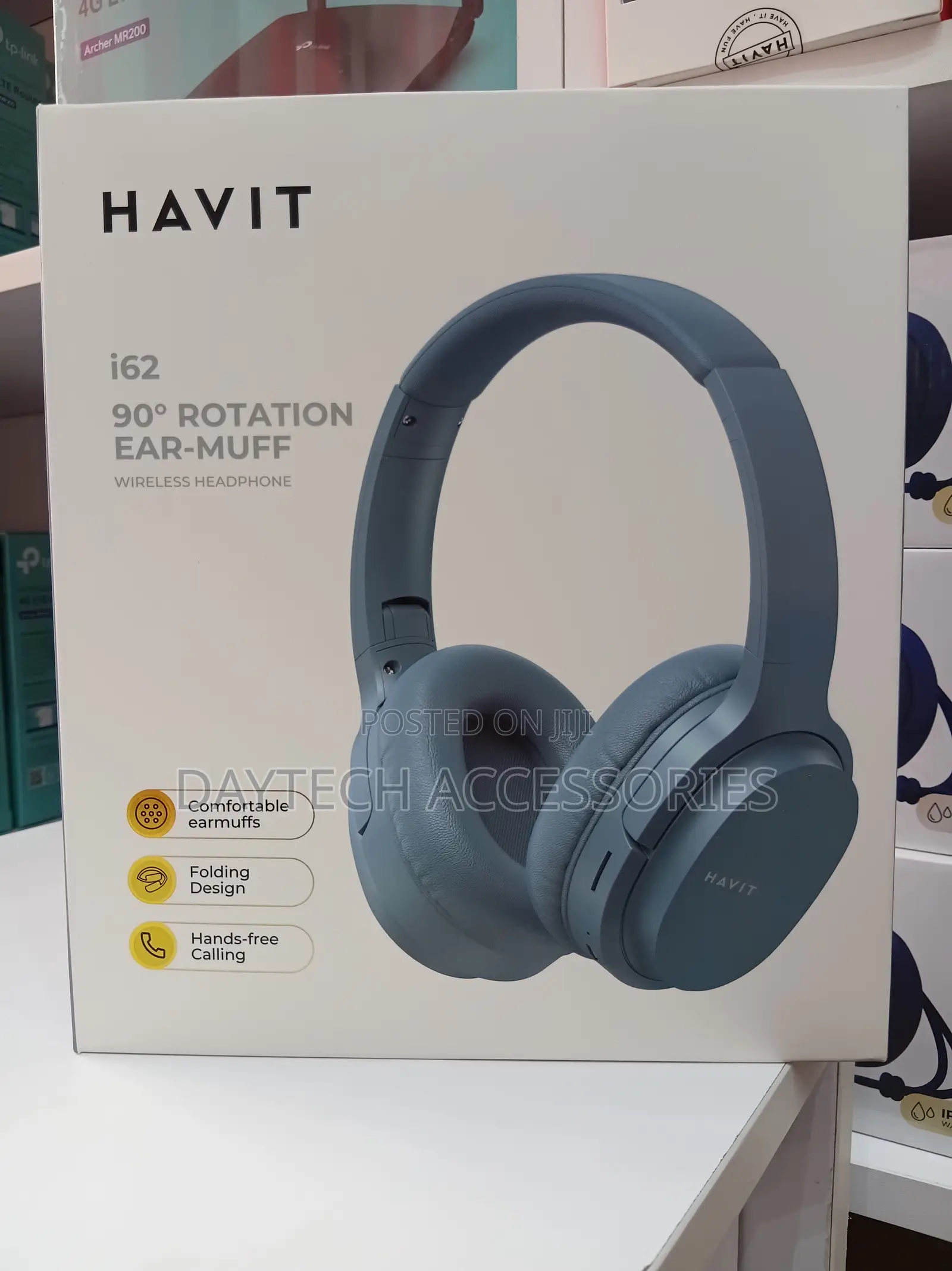 Havit I62 Wireless Bluetooth 5.3 Headphones.
