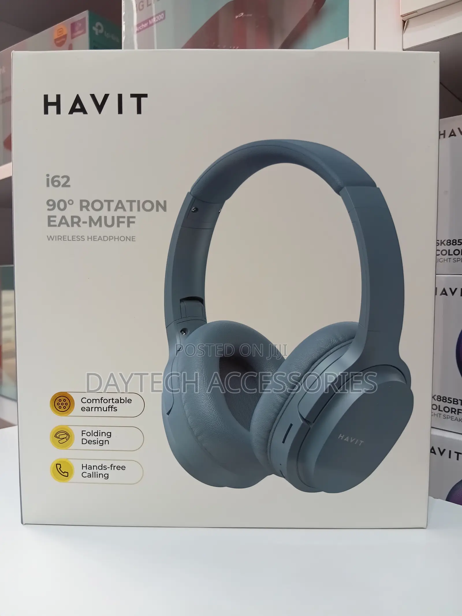 Havit I62 Wireless Bluetooth 5.3 Headphones.