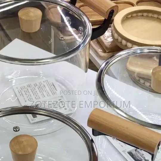 Heavy 2.5 L Glass Cooking Pot