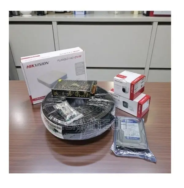 Hikvision 4 Channel Full Kit Smart Hybrid CCTV Security System