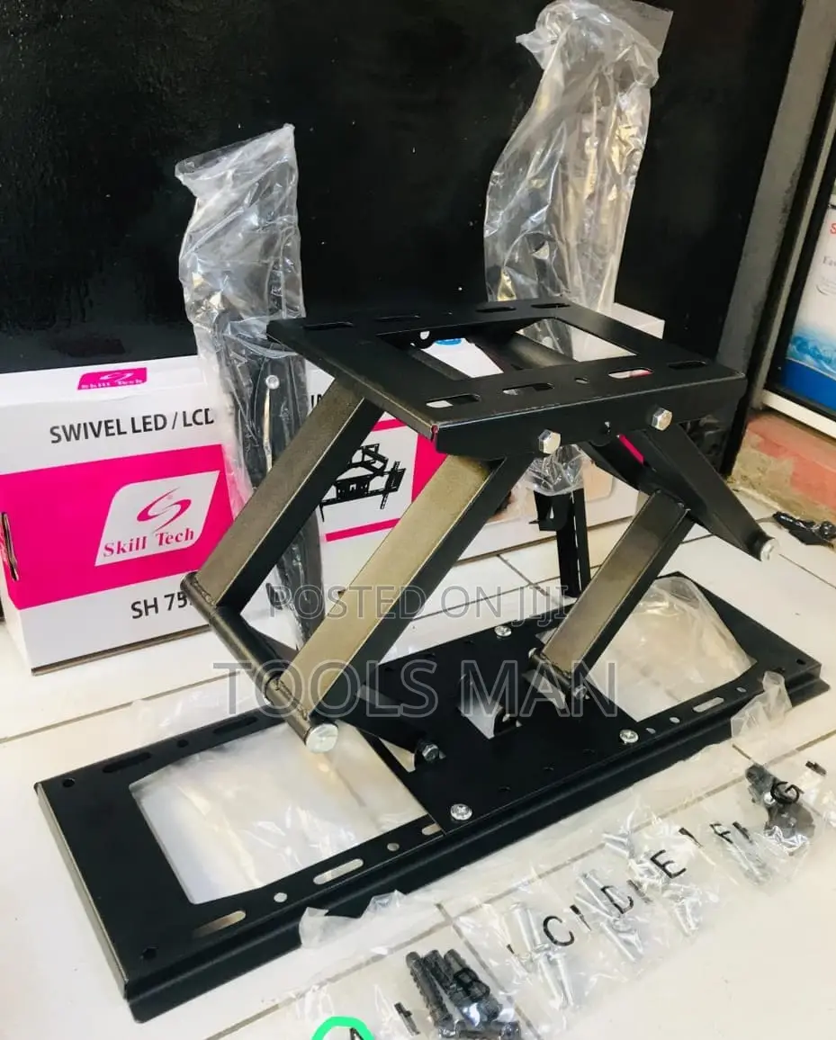 32-85" Double-Arm Skill Tech SH 75P+ Swivel TV Wall Mount Bracket