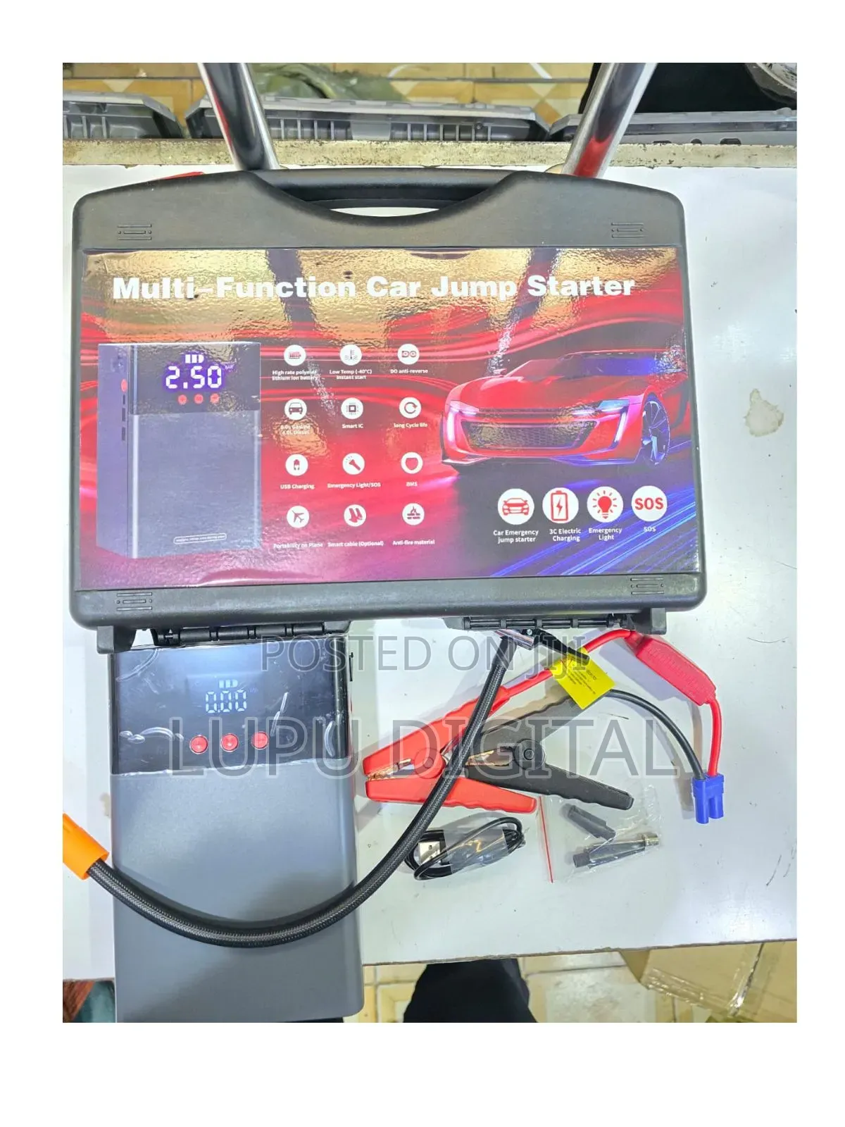 Q7 Jumpstarter + Tyre Inflator 80000mah