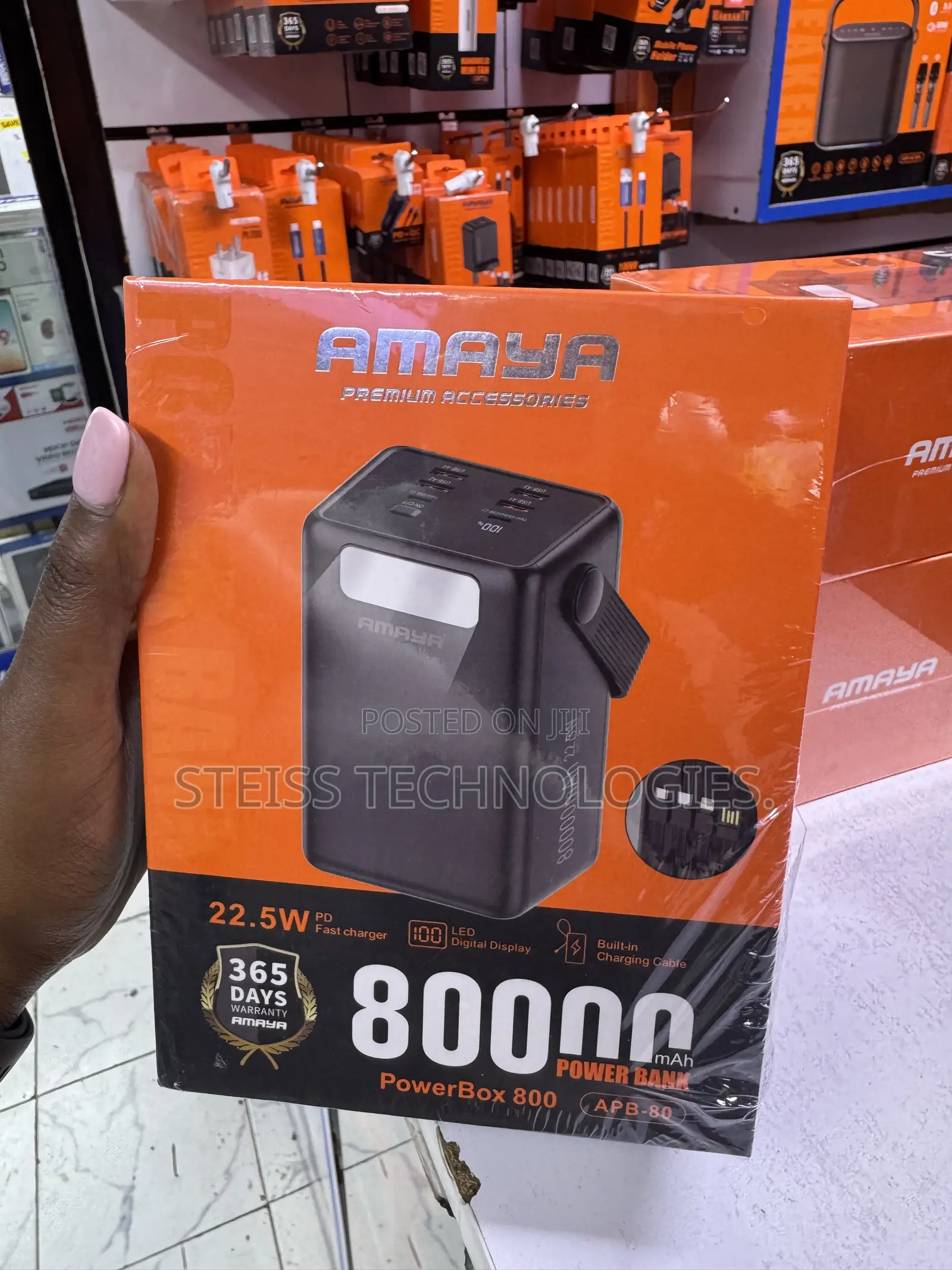 80000mah Amaya 22.5w Powerbank