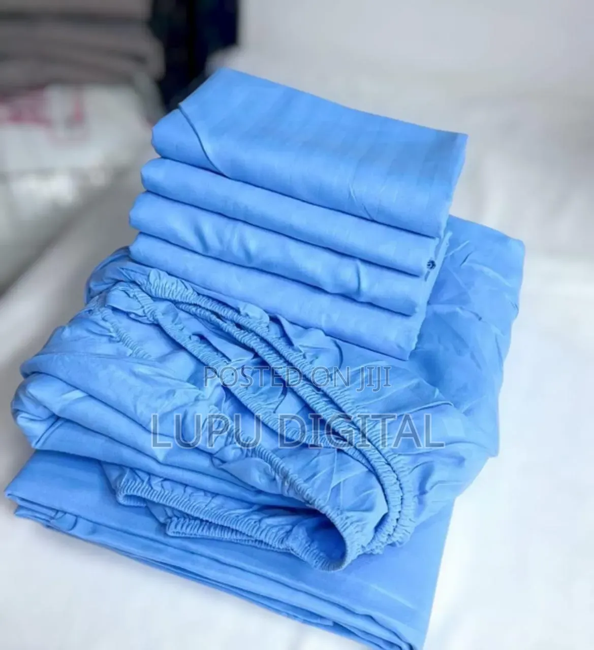 4pc Set Cotton Stripped Bedsheet Set *Size:4×6/5×6/6×6*