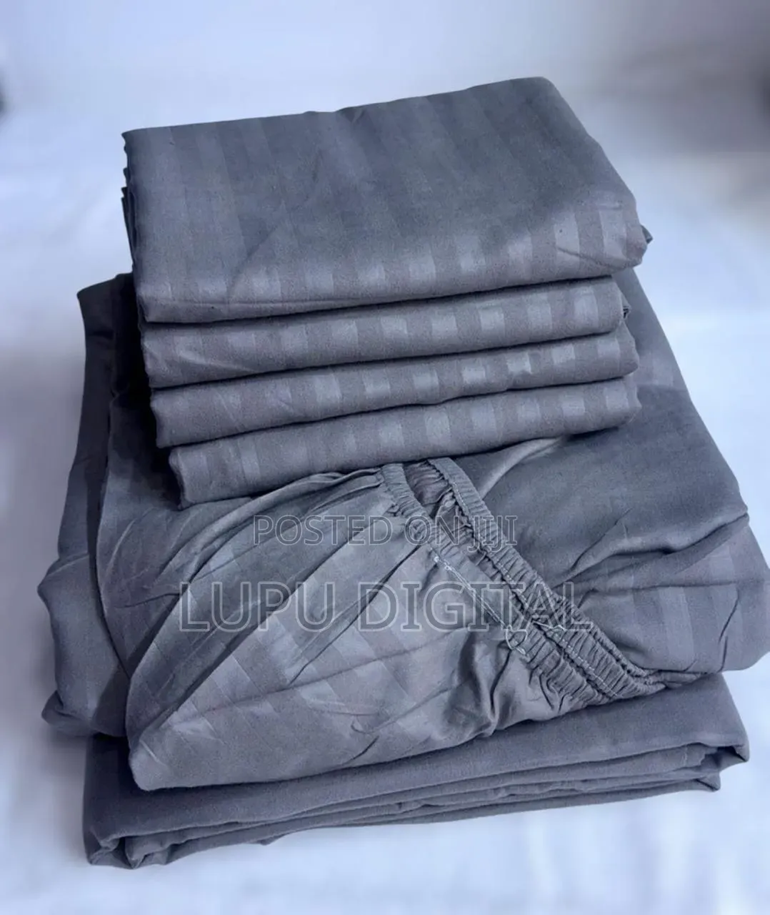 4pc Set Cotton Stripped Bedsheet Set *Size:4×6/5×6/6×6*
