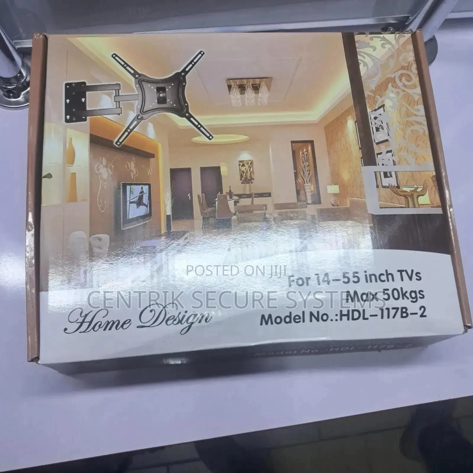 Home Design HDL-117B-2 Full Motion TV Wall Mount