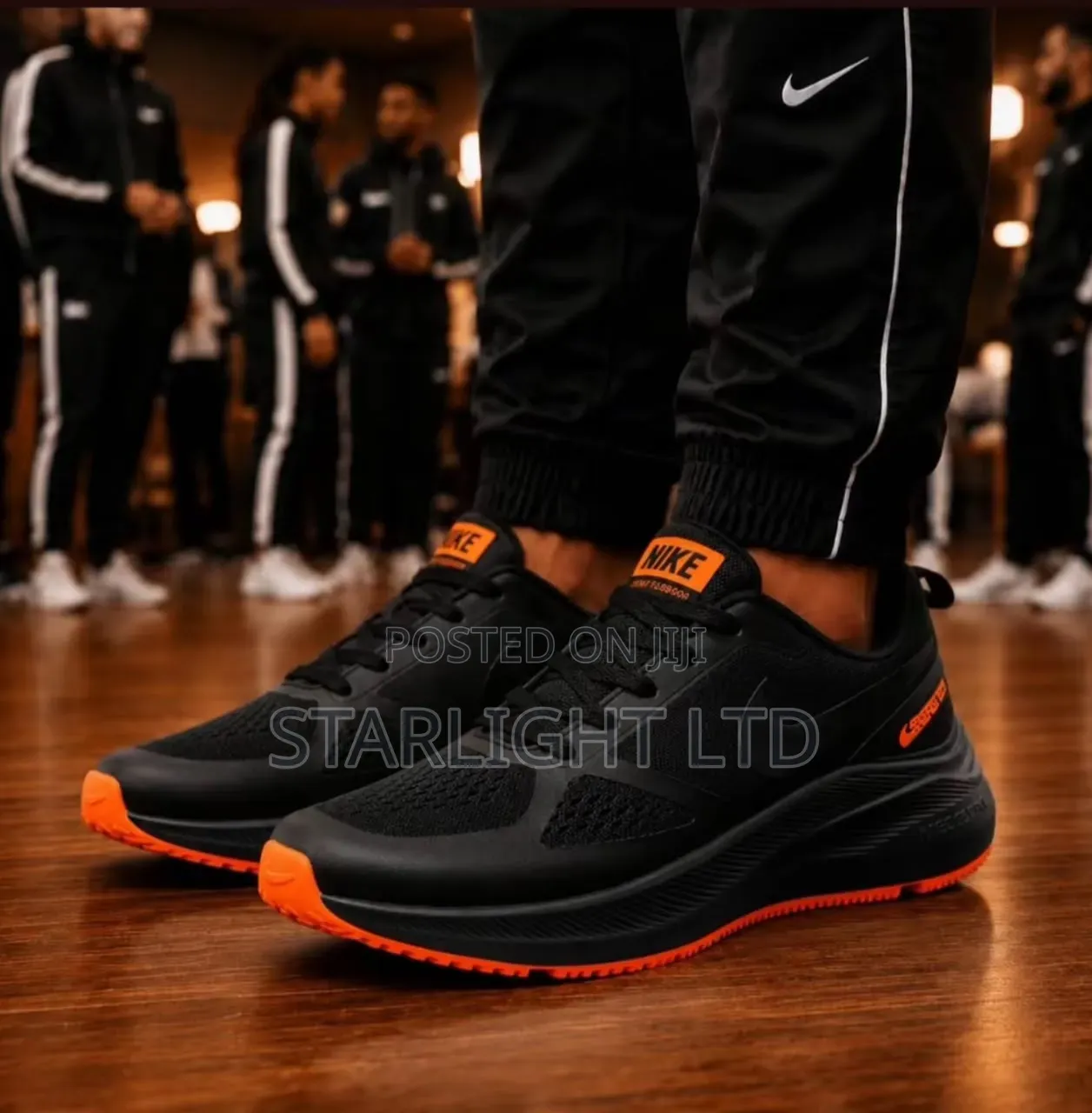 Nike Black Orange Trainers 40-45