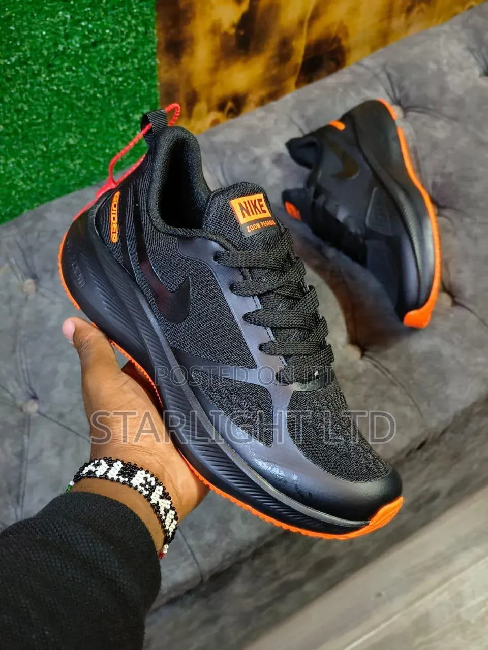 Nike Black Orange Trainers 40-45