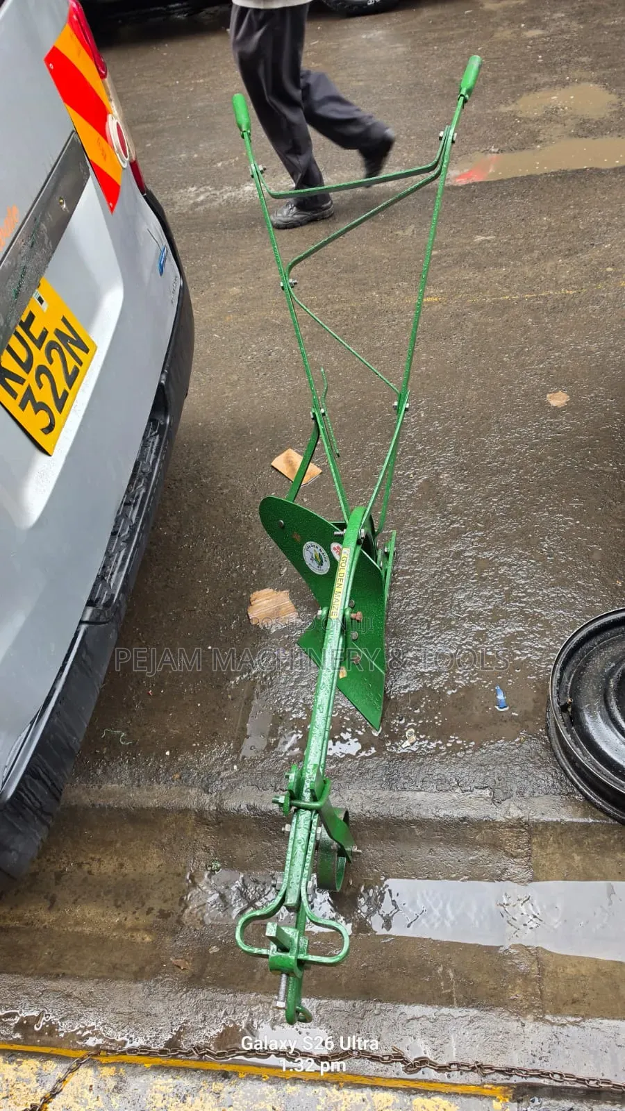 Green Animal-Drawn Ox Plough/Golden Maize Ox Plough for Tilling