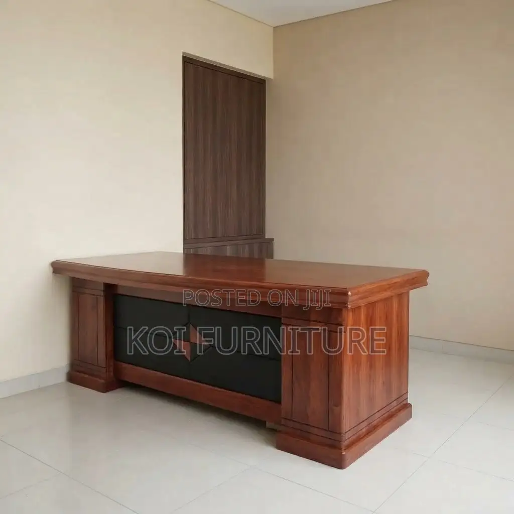 Office Desk; 2 Meters Executive CEOS Modern Mahopgany L Shaped Desk