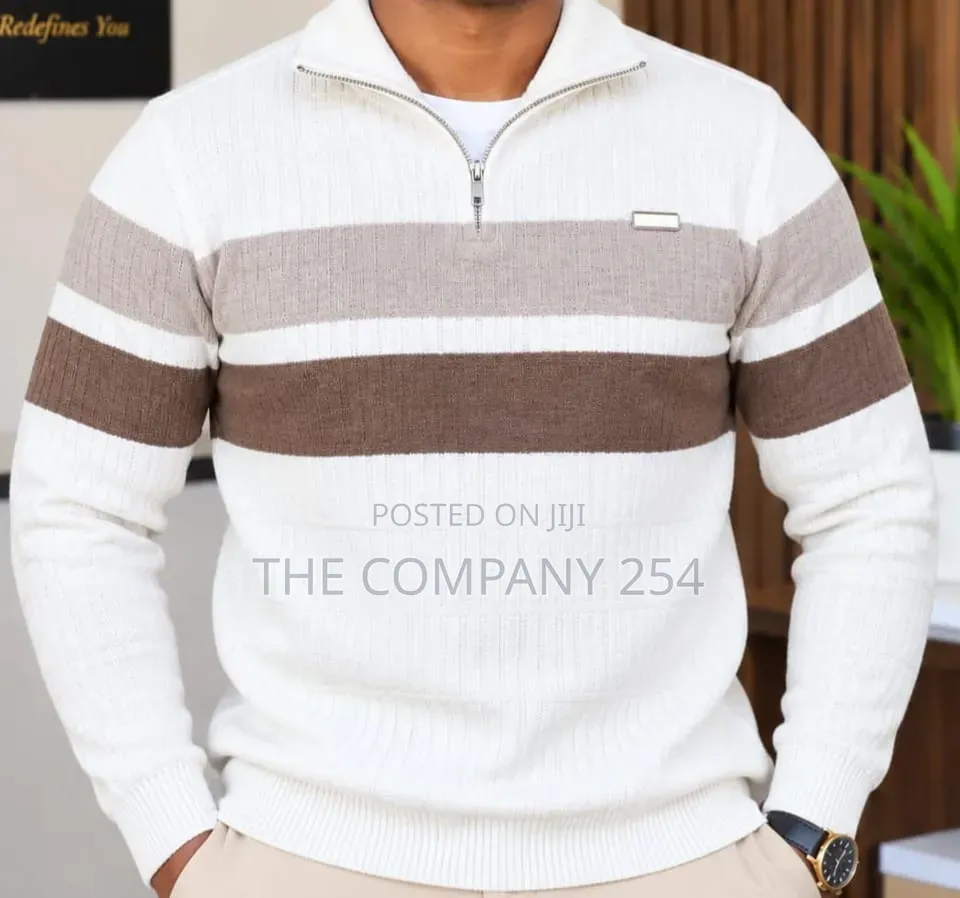 Quality Casual Designer Fleech Quarter Zip Sweatshirt for Men